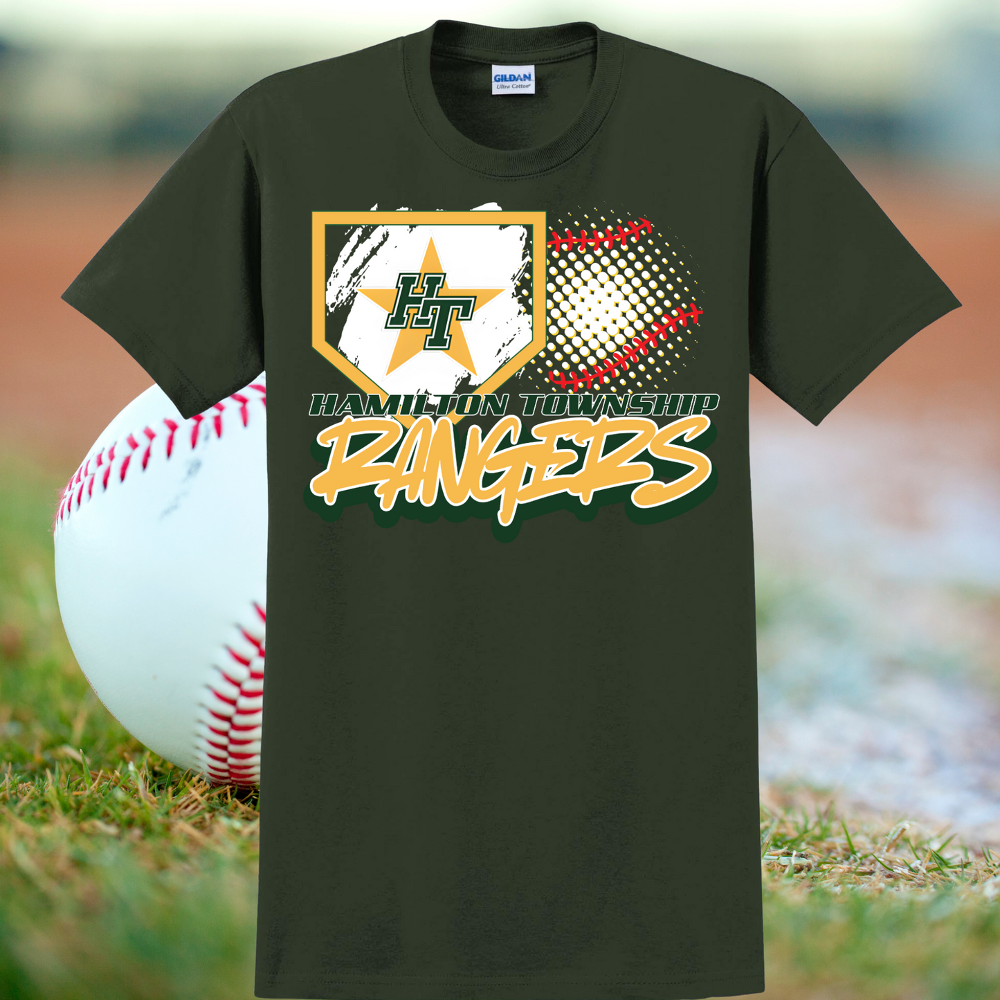 Hamilton Rangers Baseball Tee