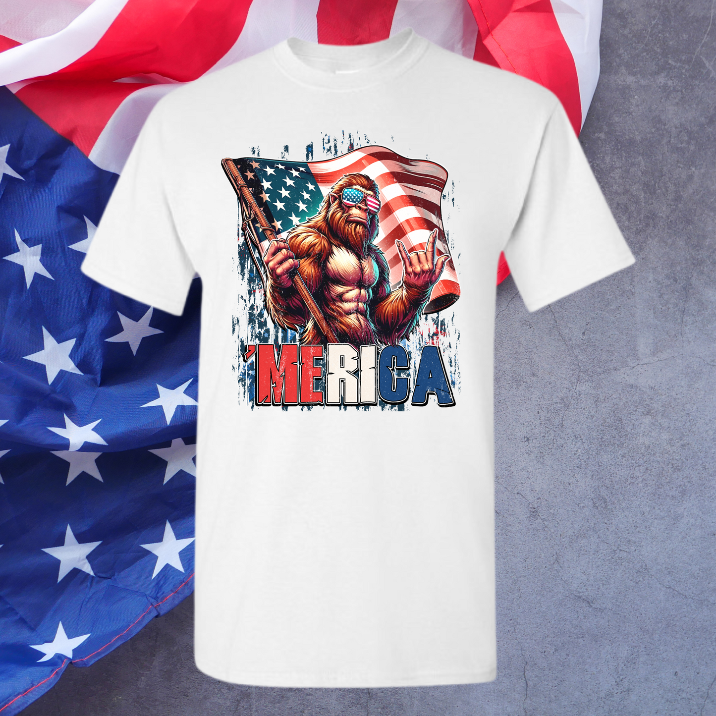 Big Foot Merica Tee