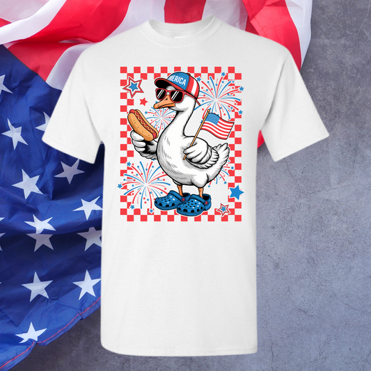 Patriotic Goose Tee
