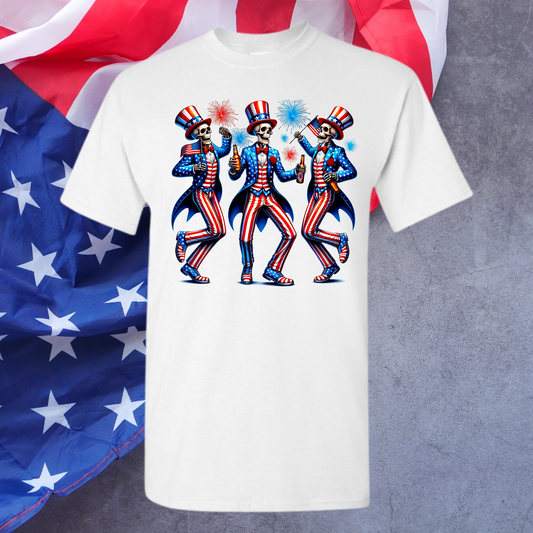 American Skeleton Tee