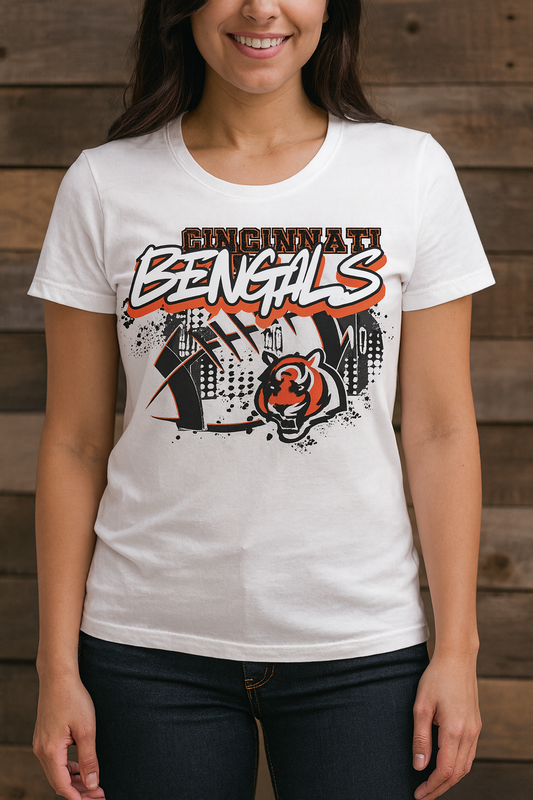 Bengals Women's fitted tee