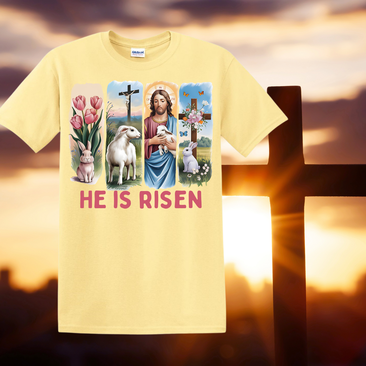 He Has Risen tee