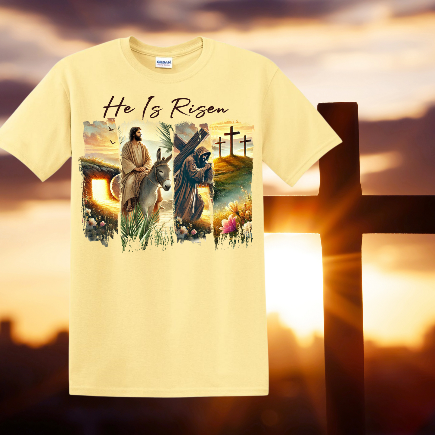 He Is Risen Tee