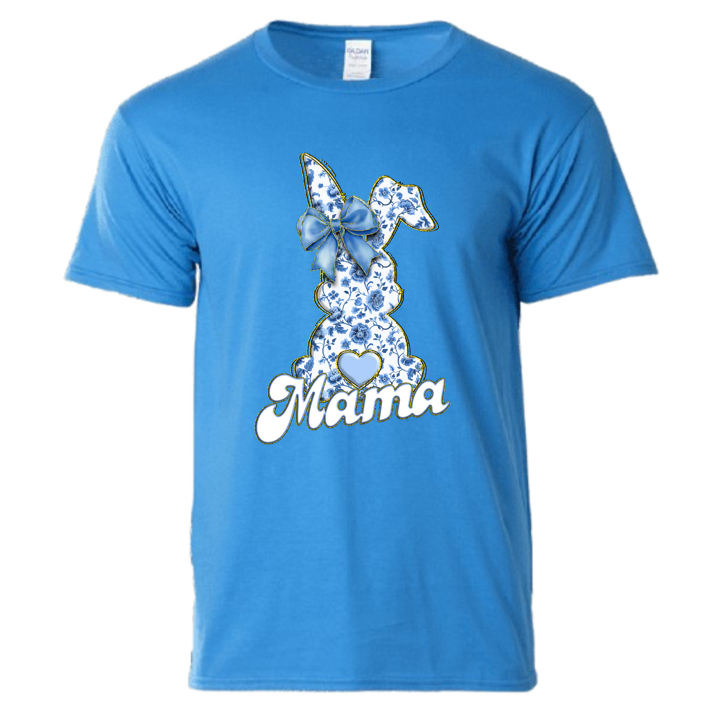 Mama blue Bunny tee