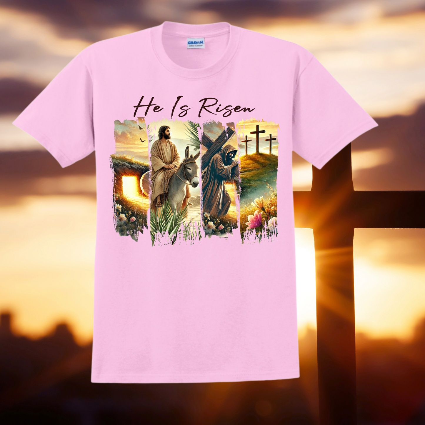 He Is Risen Tee