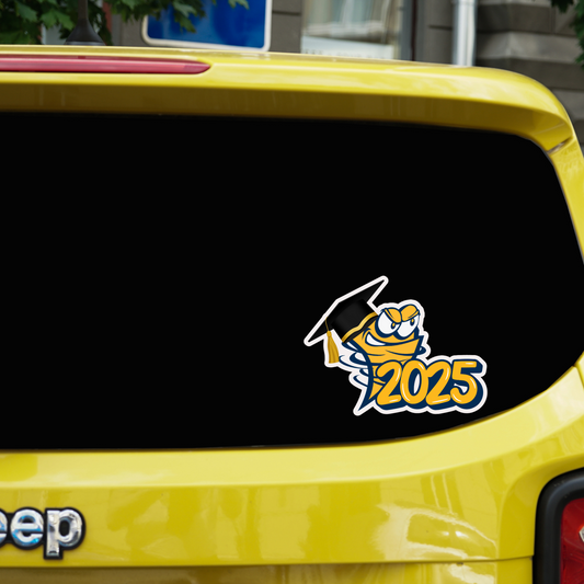 Senior Mascot Vinyl Decal