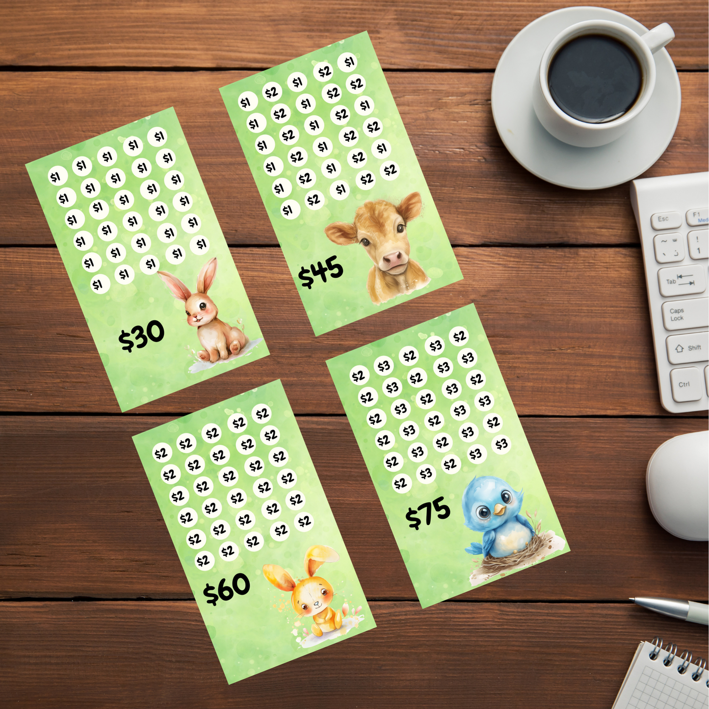 Woodland Animals Low Budget Savings Challenge