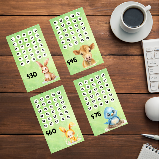 Woodland Animals Low Budget Savings Challenge
